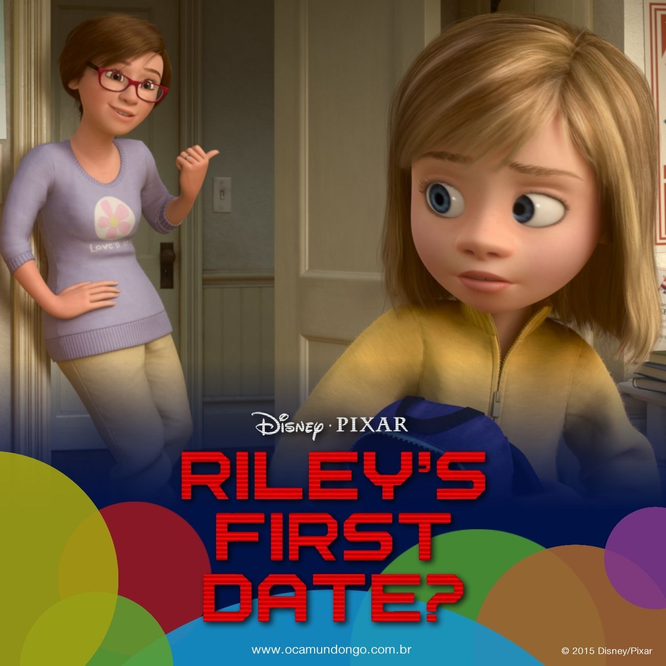 Teaser do novo curta de Divertida Mente mostra o primeiro encontro de Riley  - NerdBunker