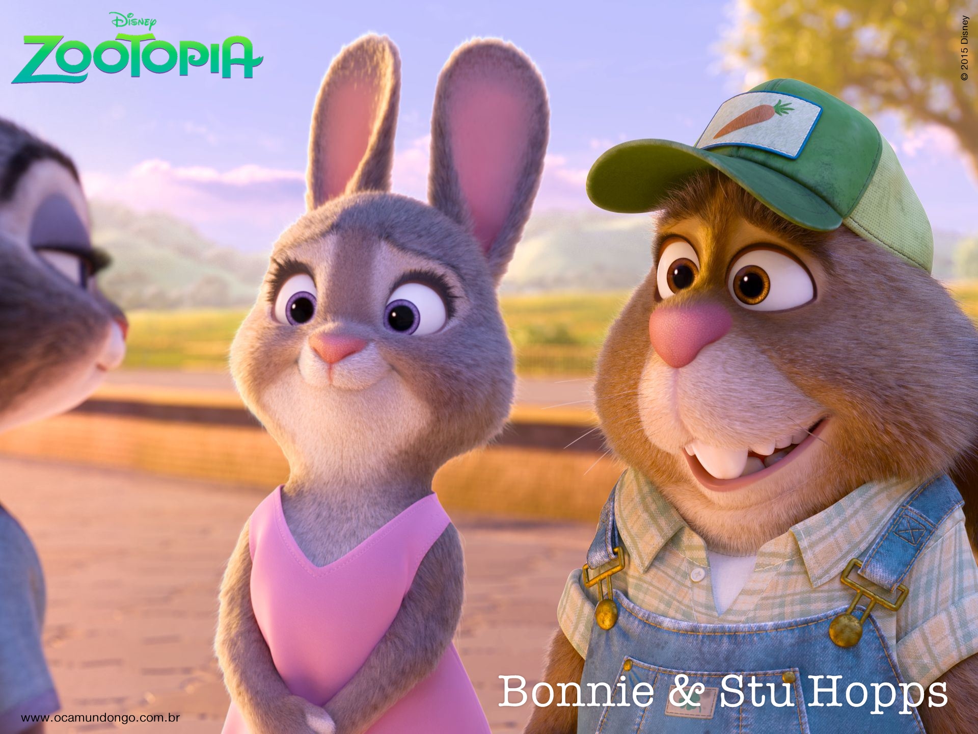 Zootopia Disney Personagens Mchorn & Esquilo Segurança